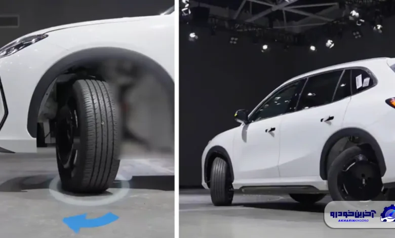 نوآوری یا کپی کاری؟ جیلی EX5 با هر چهار چرخ فرمانپذیر تا ۹۰ درجه معرفی شد